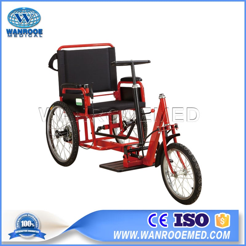 Handcycle Wheelchair, 3-wheel Rollator Chair, Disabled people Used Wheelchair